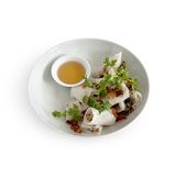 Bánh Cuốn Nhân Thịt - Ravioli Salteado de cerdo