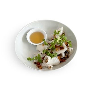 Bánh Cuốn Nhân Thịt - Ravioli Salteado de cerdo