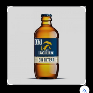 Cerveza Águila Sin Filtrar (330 Ml.) botellín 