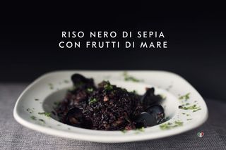 Riso Nero di Seppia con frutti di Mare 300g