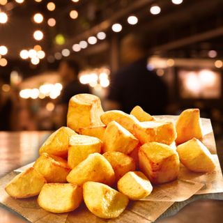 Patatas Con Queso Gratinado