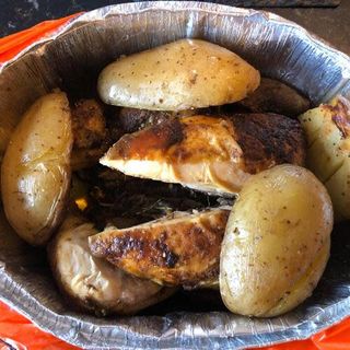 Pollo A L'ast Con Patatas
