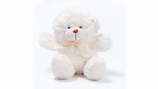 Plišani meda beli - v