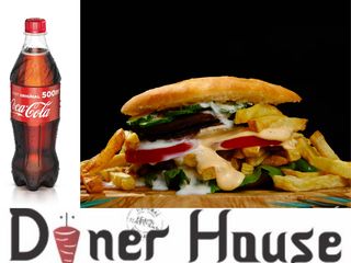 Combo Hamburger Pui si Coca Cola 0