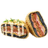  Суші-Бургер БЛЕК з запеченим лососем (450 г)