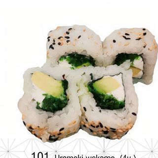 101.wakame aguacate y queso sésamos