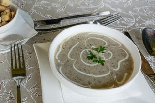 Supa crema de ciuperci