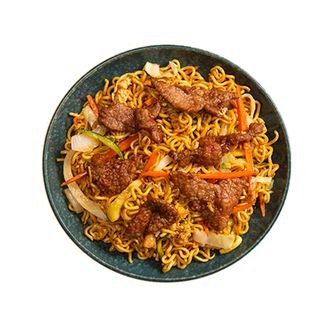 Yakisoba de ternera