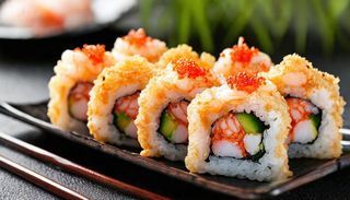 Krewetka-surimi w tempurze