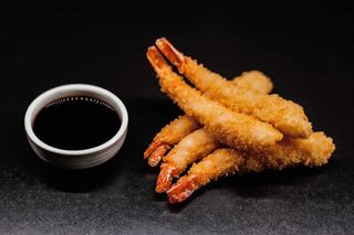 Креветки темпура