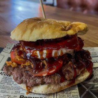 Greco BBQ burger