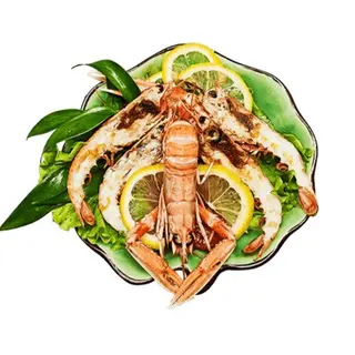 68.Scampi alla piastra 