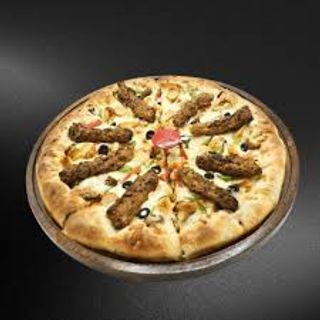 Pizza seekh kebab