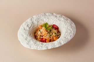 Паста с семгой