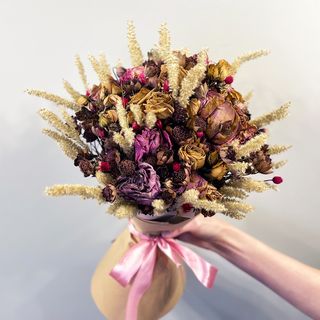 გამხმარი ყვავილების თაიგული 7019