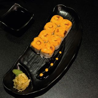 Запеченные роллы с креветкой