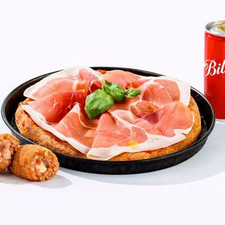 Pizza al crudo + Supplì + bibita