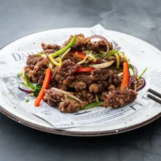 Ternera con verduras