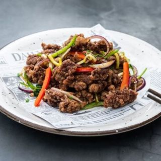 Ternera con verduras