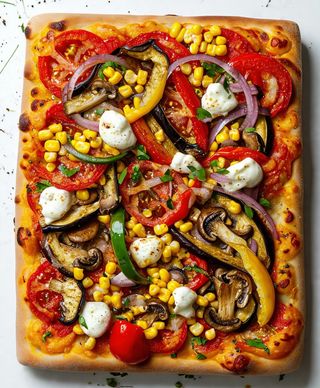 Pizza Huertana (30 X 40 Cm.)