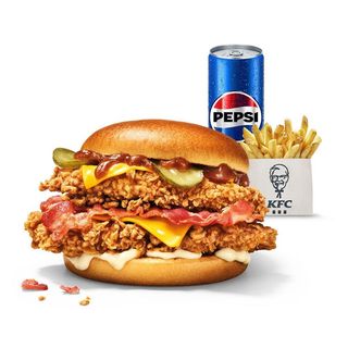 Menu Double Kentucky BBQ&Bacon