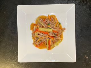 Straccetti di agnello piccante