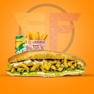 Menu Sub Poulet curry