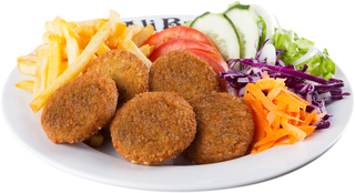 Prato  de   vegen (falafel  )  