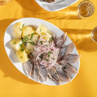 ქაშაყი კარტოფილით