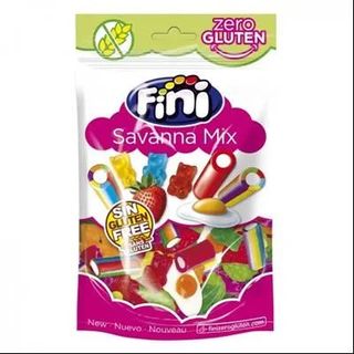 Caramelos De Goma Savanna Mix Fini Sin Gluten 160 Gr.