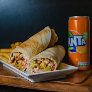 Lamb & Beef Suya Shawarma