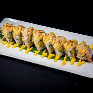 Uramaki zafferano ebi roll