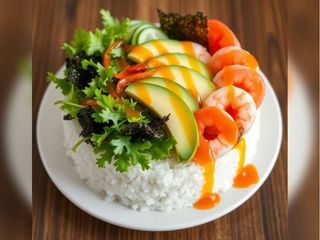 Боул з креветками (350g)