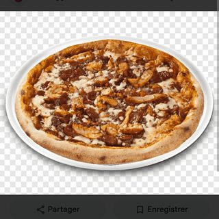 Pizza poulet barbecue 