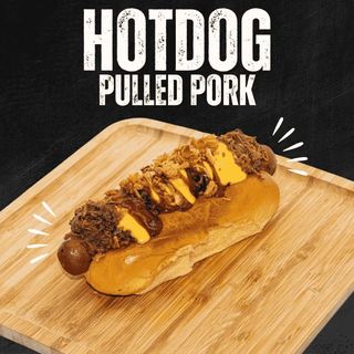 HOTDOG PULLED PORK