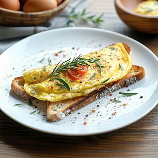 Veg Omelet + Chips