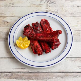 76a. costillas con salsa barbacoa