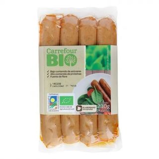 Salchichas Vegetales Ecológicas Carrefour Bio 230 Gr.
