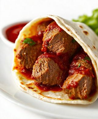 Tortilla samo mięso średnia