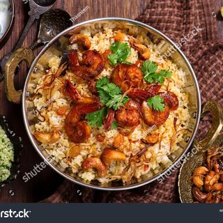 Biryani de Camarão