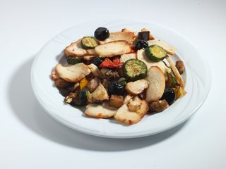 Straccetti di Pollo con Verdure