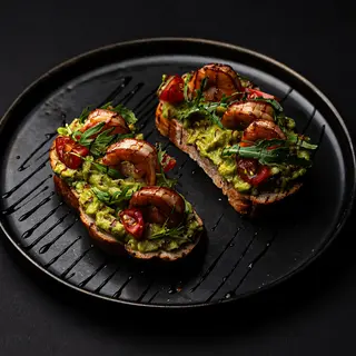 Брускета з креветкою (340г)