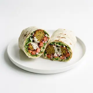 Tortilla falafel