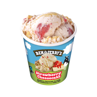 Ben & Jerrys Cheesecake De Morango