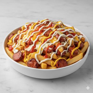 Salchipapas Sencilla