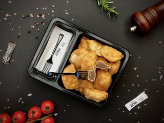 Смажені вареники з м'ясом 210 г.