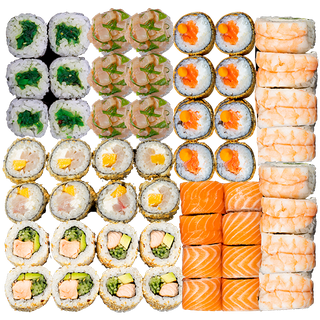 Суші-бокс Морський мікс (52шт/1491г)