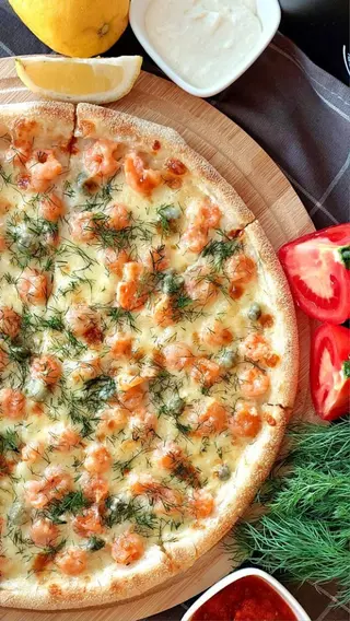 Shrimps & capers