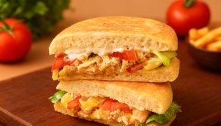 Панини с курицей/ Panini cu pui