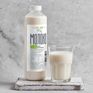 Молоко коров’яче ТМ "Своє. Свіже" 3,6% , 1л (54133)